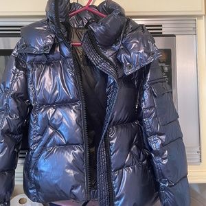 SAM. Girl's Metallic Down Puffer Jacket